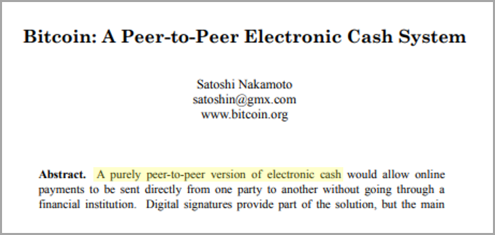 Bitcoin whitepaper